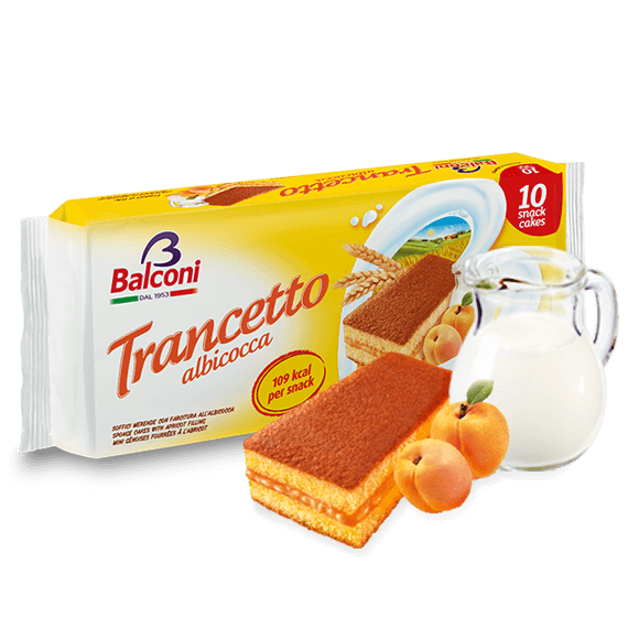 Ital. Kleinkuchen "Trancetto" Aprikose